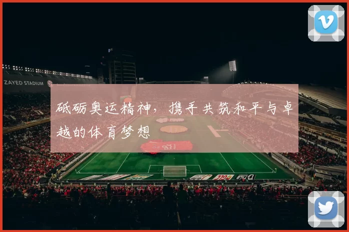 砥砺奥运精神，携手共筑和平与卓越的体育梦想